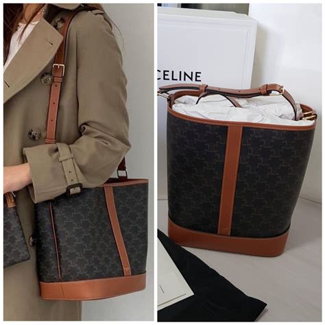 celine bucket bag singapore|celine triomphe bucket bag medium.